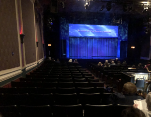 View of stage from mid theater